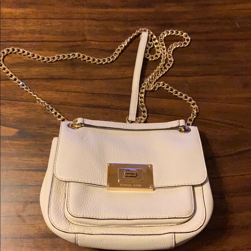Michael Kors small shoulder flap leather crossbody
